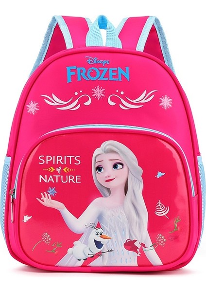 İlkokul Öğrenci Çantası Elsa Prenses Sırt Çantası Erkek ve Kız Sevimli Karikatür Anaokulu Okul Çantası (Yurt Dışından)
