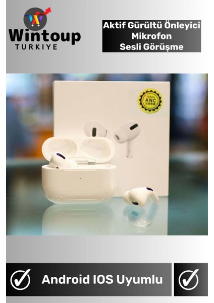Samsung Uyumlu Anc Bluetooth Kulaklık Tws Şeffaf Mod & Aktif Gürültü Önleyici
