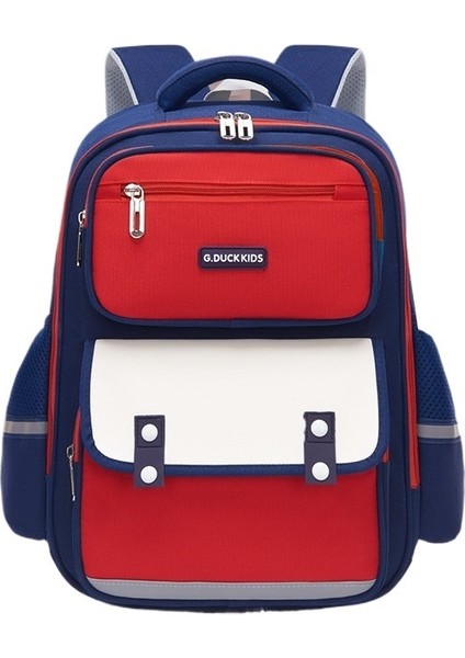 Yük Azaltıcı Büyük Kapasiteli Sırt Çantası İlkokul Erkek ve Kız 1-6. Sınıf Omurga Koruma Okul Çantası (Yurt Dışından)