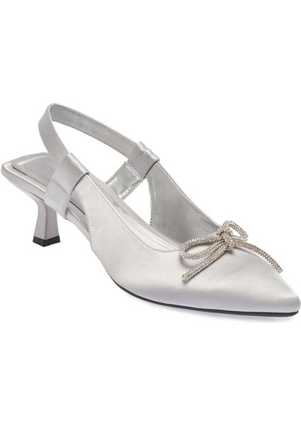 Gri Tekstil Kadın Stiletto - K24I1AY67330-A14 Gri