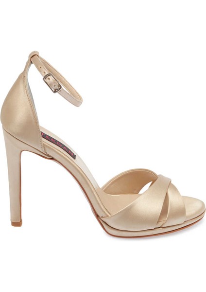 Nude Tekstil Kadın Abiye Ayakkabı - K24Y1AY67401-D54 Nude