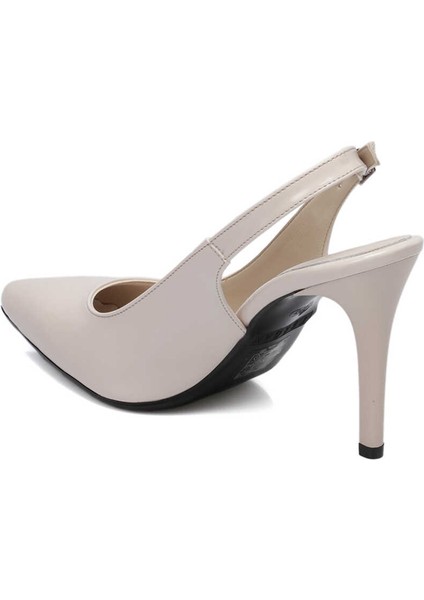 Bej Vegan Kadın Stiletto - K24I1AY67381-R72  Bej