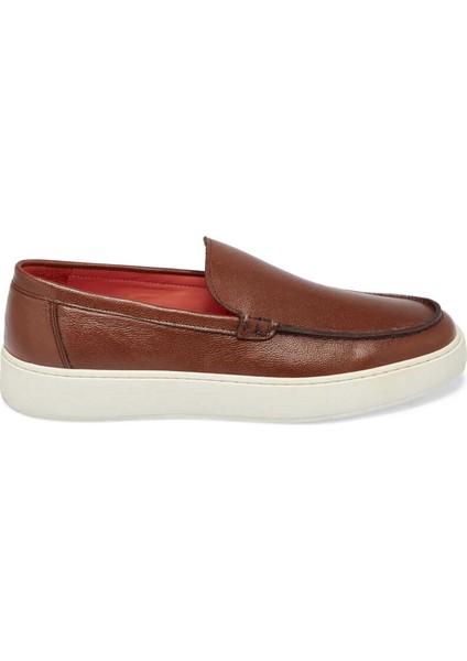 Taba Deri Erkek Sneaker - E24I1AY56832-B67 Taba