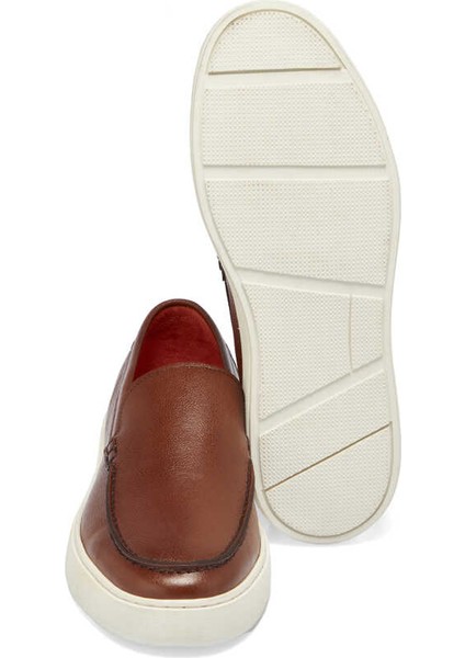 Taba Deri Erkek Sneaker - E24I1AY56832-B67 Taba