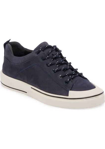 Lacivert Hakiki Deri Erkek Sneaker - E24I1AY56827-A31