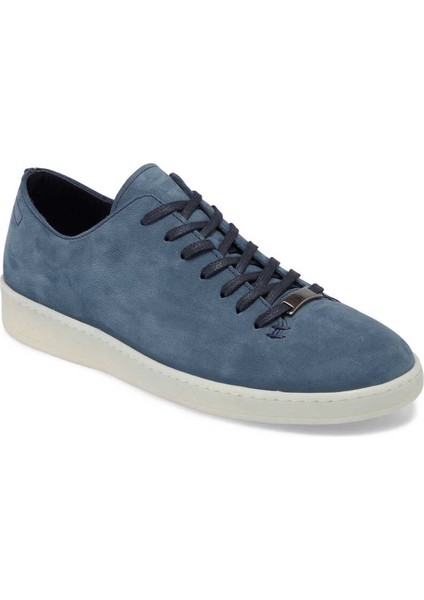 Mavi Nubuk Deri Erkek Sneaker - E24I1AY56831-F58 Mavi