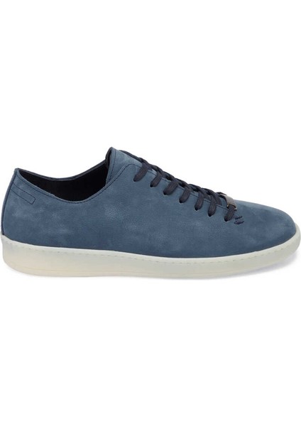Mavi Nubuk Deri Erkek Sneaker - E24I1AY56831-F58 Mavi