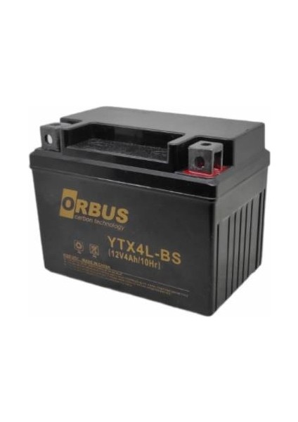 12V 4 Ah Motosiklet Aküsü (113*70*85) (YTX4L-BS) (Smf) (1,32 Kg)