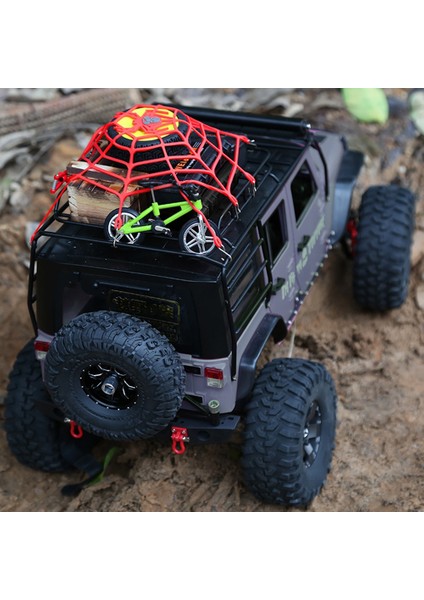 Silikon Elastik Bagaj Ağı 1/10 Rc Paletli SCX10 90046 Tamiya CC01 D90 Traxxas Trx4 Yükseltme Parçaları Aksesuarları, 2 (Yurt Dışından)