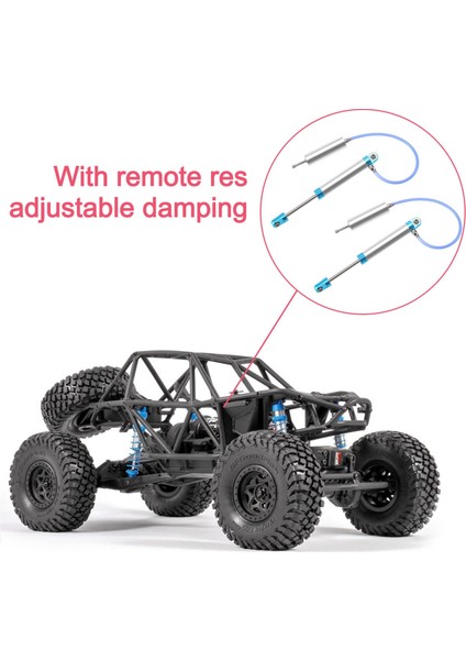 2 Adet Negatif Basınç Piggyback Amortisör 1/10 Rc Paletli Araba Eksenel SCX10 RR10 Wraith Capra Traxxas TRX4,120MM (Yurt Dışından)