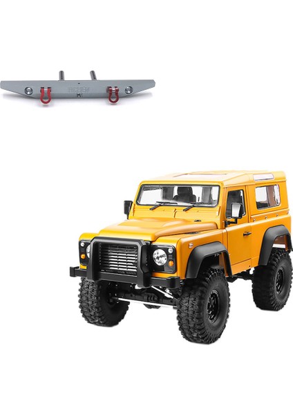 Metal Arka Tampon Traxxas Trx4 Trx-4 Eksenel SCX10 90046 AXI03007 MN999 1/10 Rc Paletli Araba Yükseltme Parçaları, 2 (Yurt Dışından)