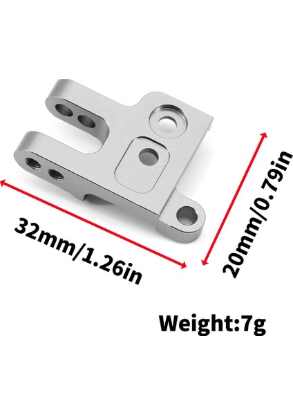 7075 Cnc Alüminyum Alaşımlı Metal Panhard Dağı Traxxas Trx4 Trx6 1/10 Rc Paletli Araba Yükseltme Parçaları Aksesuarları (Yurt Dışından)