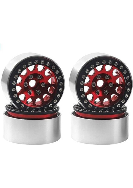 4 Adet 1.9 Metal Beadlock Tekerlek Göbeği Jant 1/10 Rc Traxxas Trx4 SCX10 SCX10-II 90046 SCX10-III AXI03007 D90 Kırmızı (Yurt Dışından) modelleri