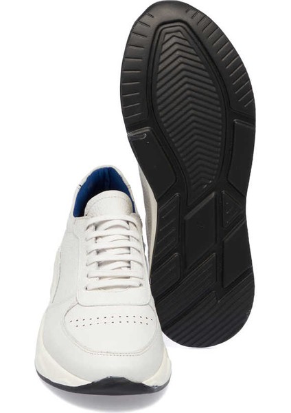 Beyaz Deri Erkek Sneaker - E24I1AY56808-B69 Beyaz