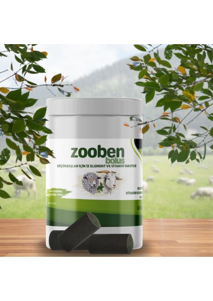 Zooben Bolus - Küçükbaş Hayvan Vitamin ve Mineral Destek Takviyesi 40 lık Kutu