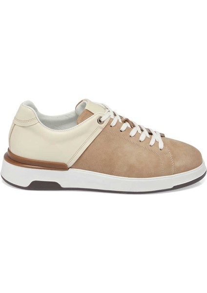 Vizon Süet Deri Erkek Sneaker - E24I1AY56819-A02  Vizon