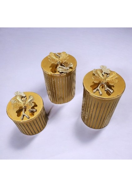 3'lü Çizgili Kavanoz Seti fiyatları