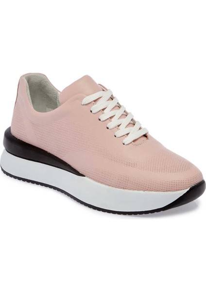 Pudra Deri Kadın Sneaker - K24I1AY67313-A67 Pudra