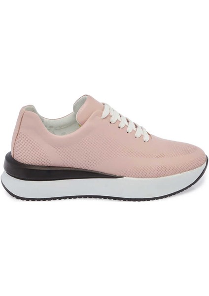 Pudra Deri Kadın Sneaker - K24I1AY67313-A67 Pudra modelleri
