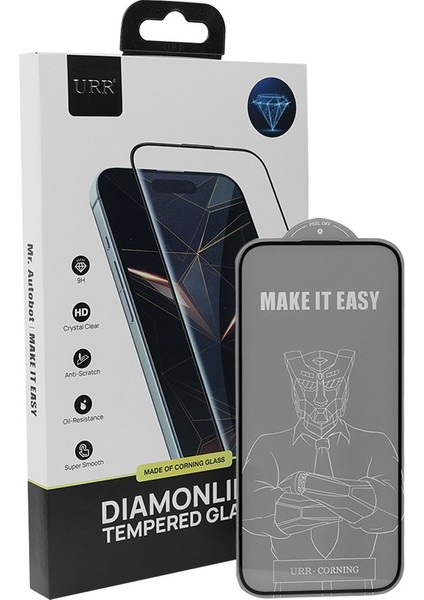 iPhone 16 Pro Diamonlike Corning Glass 3x Shatterproof Sapphire Cam Ekran Koruyucu