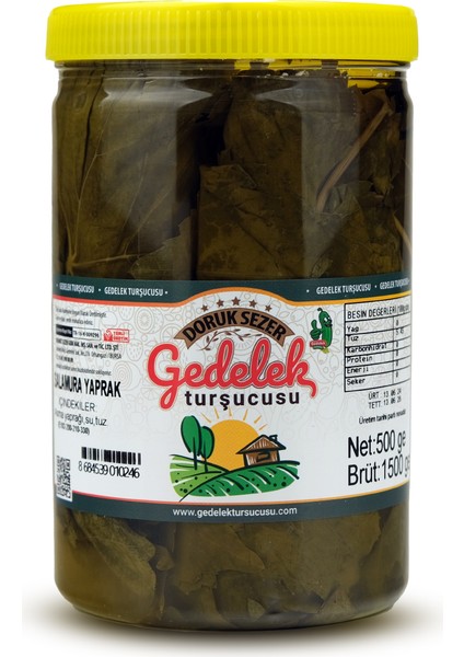 Doruk Sezer Gedelek Turşucusu Salamura Yaprak 500 gr