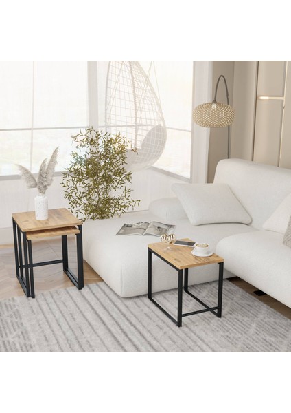 Arda Zigon Sehpa - Atlantik Çam - 50 cm fiyatları