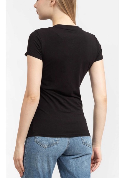 Kadın Tişört Siyah fırsatları