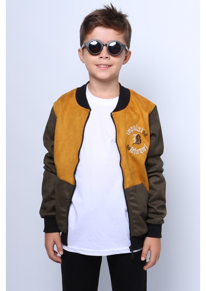Erkek Çocuk Kolej Ceket Fermuarlı Baskılı Cepli C32 fiyatları