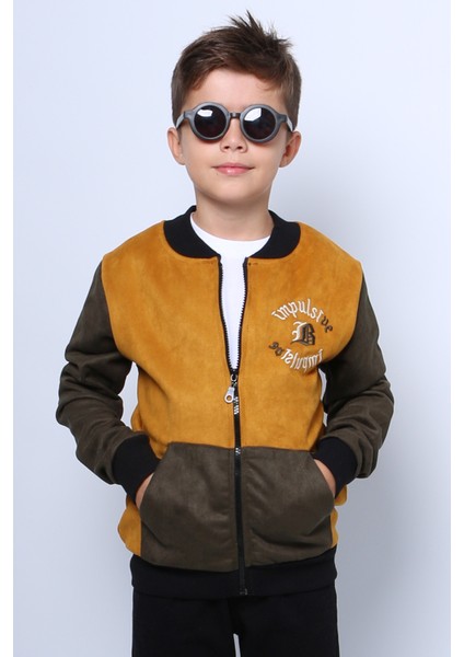 Erkek Çocuk Kolej Ceket Fermuarlı Baskılı Cepli C32 fırsatları