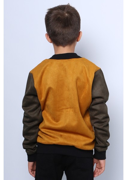 Erkek Çocuk Kolej Ceket Fermuarlı Baskılı Cepli C32 indirimleri