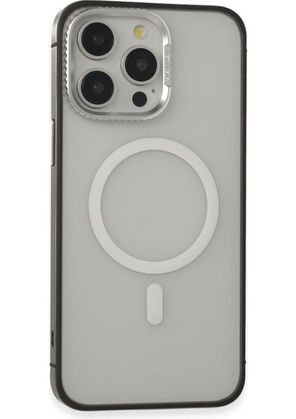 iPhone 15 Pro Pvdss Lens Titanium Edge Magsafe Kapak