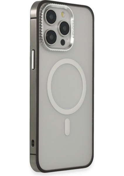 iPhone 15 Pro Pvdss Lens Titanium Edge Magsafe Kapak