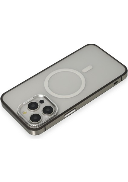 iPhone 15 Pro Pvdss Lens Titanium Edge Magsafe Kapak