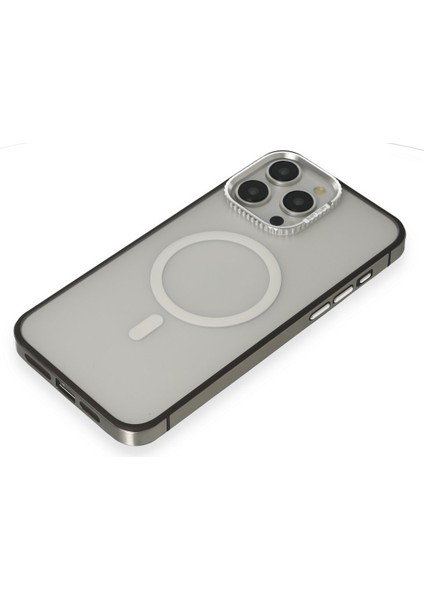 iPhone 15 Pro Pvdss Lens Titanium Edge Magsafe Kapak