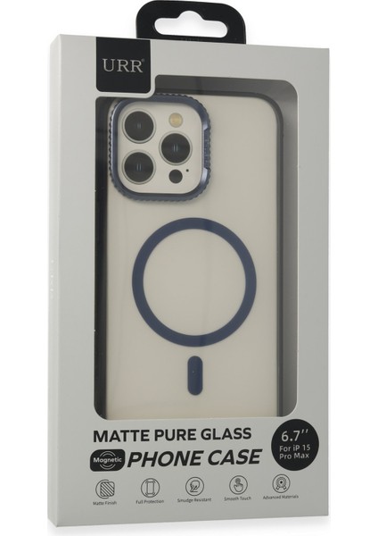 iPhone 15 Pro Max Pvdss Lens Titanium Edge Magsafe Kapak