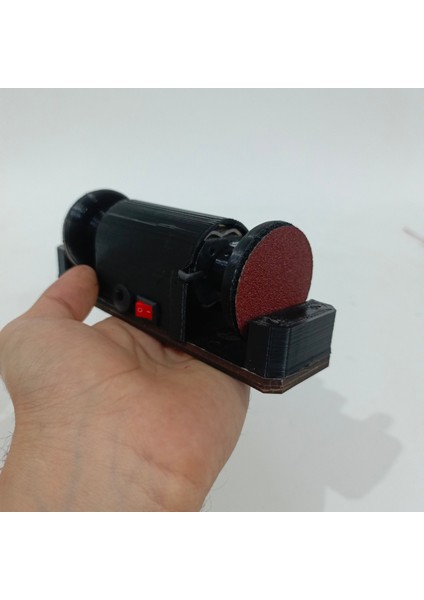 Mini Zımpara Makinesi Ahşap Metal Taş Bıçak Bileme Taş Motoru Zımparalı Polisaj Hobi