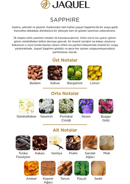 Sapphire Kadın Parfümü 100ml modelleri