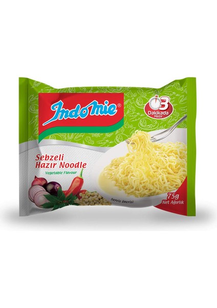 Paket Noodle Sebzeli 75gr x 40 Adet