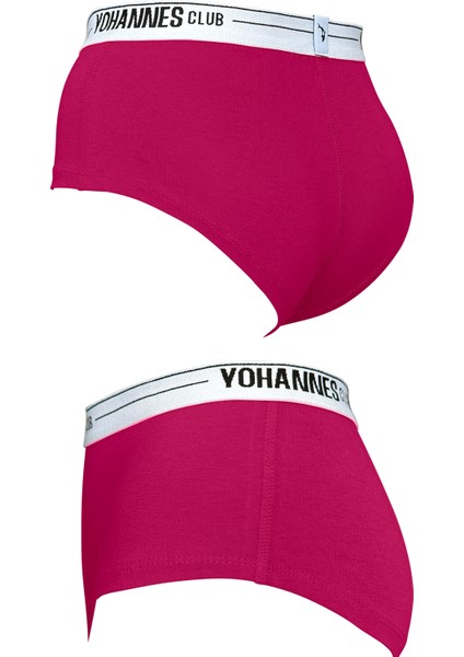 Yohannes Club Yohannesclub, Kadın, Iç Çamaşırı Takımı, (Üçgen Sütyen-Boyshort), Pembe/fuşya