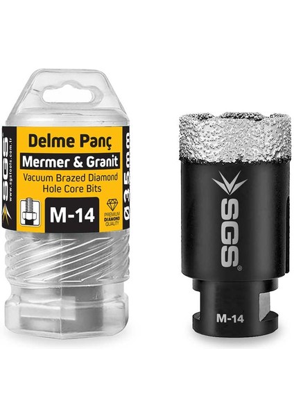 Mermer & Granit Delme Panç M14 - 40 mm