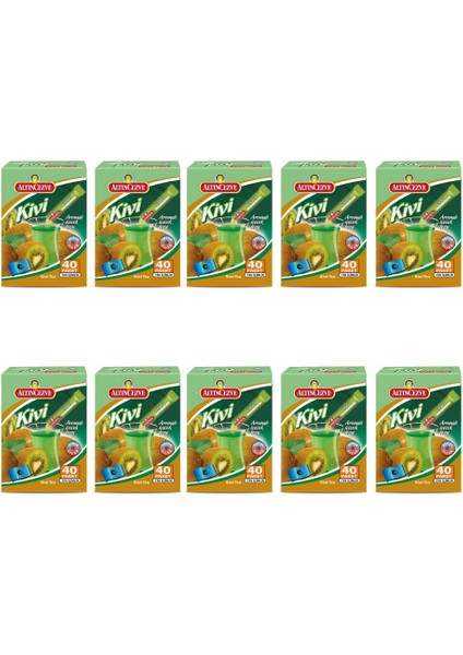 Kivi Aromalı Tek Içimlik Içecek Tozu 40 x 1.5 gr - 10'lu Paket