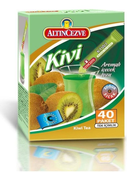 Kivi Aromalı Tek Içimlik Içecek Tozu 40 x 1.5 gr - 10'lu Paket modelleri