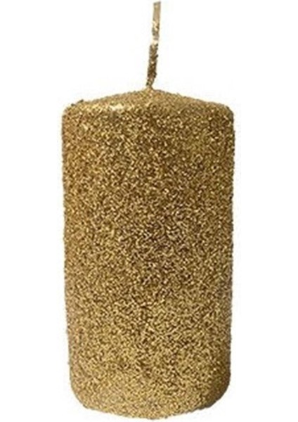 Tekli Simli Silindir Mum ROYALEKS-G221