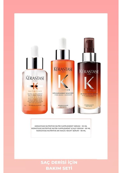 Kérastase Nutritive Kuru Saç ve Saç Derisi Seti