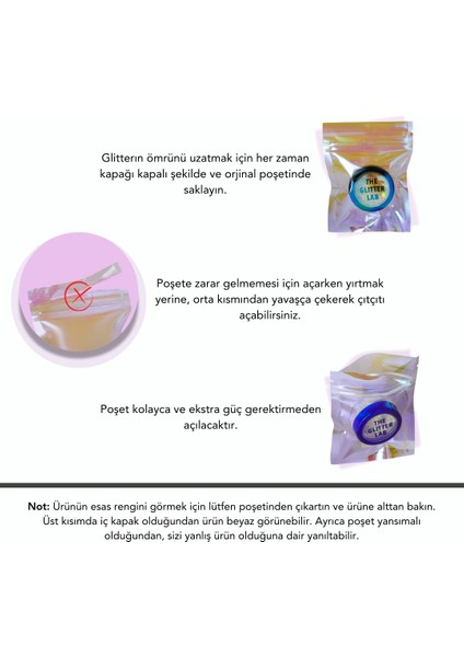 Jel Formlu Parlak Glitter - Luscious