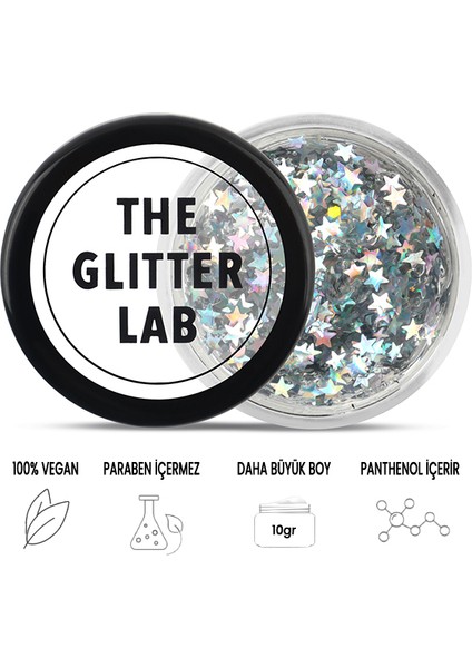 The Glitter Lab Jel Formlu Parlak Glitter - Star Cluster