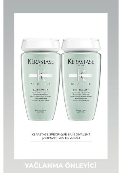 Specifique Bain Divalent Yağlanma Karşıtı Şampuan 250 Ml 2 Adet