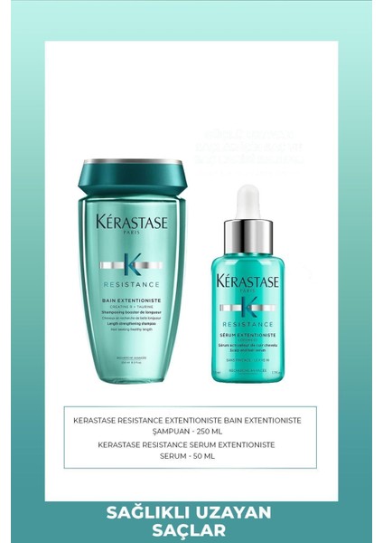 Kérastase Resistance Extentioniste Onarıcı Serum 50ml & Onarıcı Şampuan 250 Ml