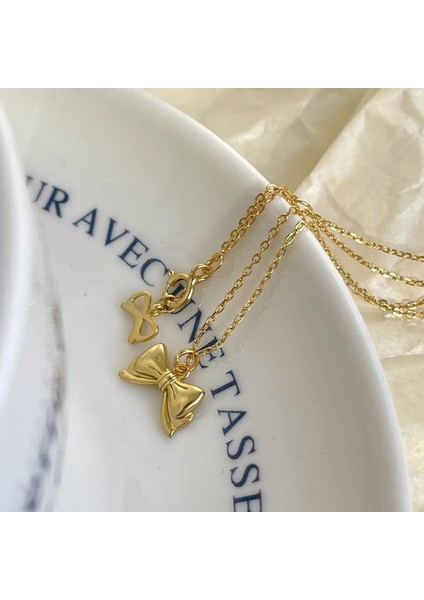 Ins Tarzı Inci Kabuk Yaz Tüm Maç Kolye Kadın Fiyonk Solmaz Niş Tasarım Klavikula Zincir Takı (Yurt Dışından)