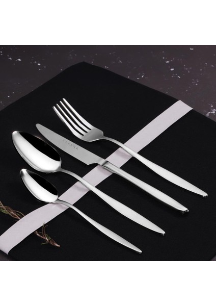 Milano Çelik Çatal Kaşık Bıçak Takımı 24 Parça fiyatları